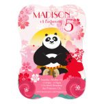Kung Fu Panda | Pink Floral Birthday Card