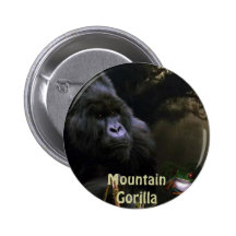 Kunga Mountain Gorilla Button