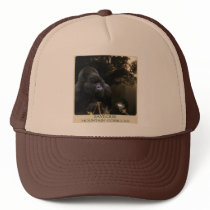 Kunga Mountain Gorilla Collection hats by RavenSpiritPrints Kunga Mountain Gorilla Collection hats