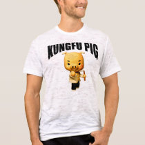 KungFu Pig -Kick me!- t-shirts by musashimaeda KungFu Pig -Kick me!- t-shirts