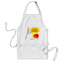 KungFu Tomato Doodle Art Apron