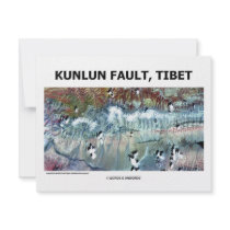 Kunlun Fault Tibet Custom Invitations