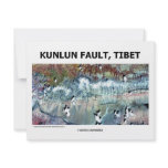 Kunlun Fault Tibet Custom Invitations