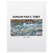 Kunlun Fault Tibet Personalized Letterhead