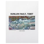 Kunlun Fault Tibet Personalized Letterhead