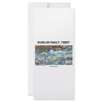 Kunlun Fault Tibet Rack Card Template