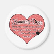 Kunming Dog Paw Prints Humor Refrigerator Magnets