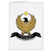 Kurdistan Coat of Arms Greeting Cards