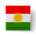 Kurdistan Flag Button