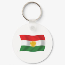 Kurdistan Flag Keychain by LivingFlags2 Kurdistan Flag Keychain