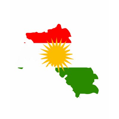 Kurdistan flag map shirt by FlagStore