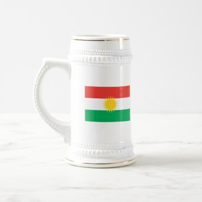 Kurdistan Flag Mug by FlagTshirts