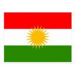 Kurdistan Flag Post Card