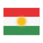 Kurdistan Flag postcards