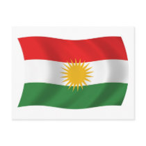 Kurdistan Flag Postcard