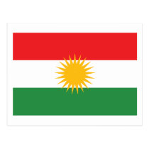 Kurdistan Flag Postcard