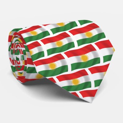 Kurdistan Flag Tie by LivingFlags2