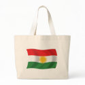 Kurdistan Flag Tote Bag
