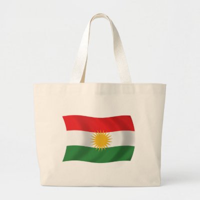 kurdistan flag 3d