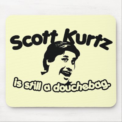 Kurtz Douchebag Mousepad by djcoffman13