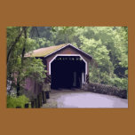 Kurtz Mill Covered Bridge Poster Print posters