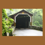 Kurtz Mill Covered Bridge Poster Print