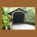 Kurtz Mill Covered Bridge Poster Print posters