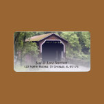 Kurtz Mill Covered Bridge Return Address Labels labels
