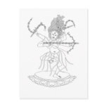 Kurukulla Line Drawing [postcard]