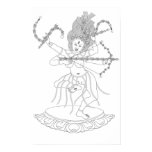 Kurukulla Line Drawing [poster]