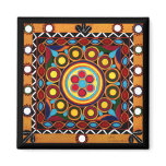 Kutch Embroidery-Colorful Exotic Global Art Magnet
