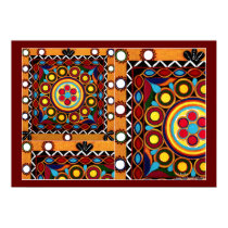 Kutch Embroidery-Colorful Exotic Global Art Print by leilasworld Kutch Embroidery-Colorful Exotic Global Art Print