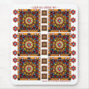 Kutch Embroidery-Ethnic Exotic Global Art Mousepad