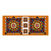 Kutch Embroidery - Exotic Vibrant Global Art Print by leilasworld Kutch Embroidery - Exotic Vibrant Global Art Print