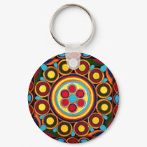 Kutch Embroidery - Global Art, Bag Charm/Keychain by leilasworld Kutch Embroidery - Global Art, Bag Charm/Keychain