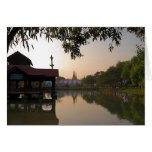 Kuthodaw Paya at Dusk Greeting Card