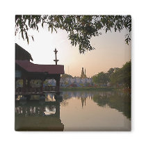 Kuthodaw Paya at Dusk Magnet by SabineSt Kuthodaw Paya at Dusk Magnet