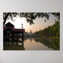 Kuthodaw Paya at Dusk Poster