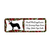 Kuvasz Christmas Custom Return Address Labels
