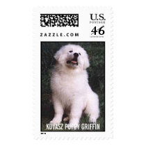 KUVASZ PUPPY GRIFFIN postage