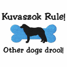 Kuvaszok Rule Embroidered T-Shirt