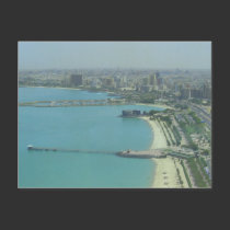 Kuwait City - birdeye view postcards