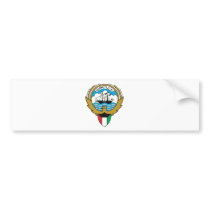 Kuwait coat of arms bumper stickers