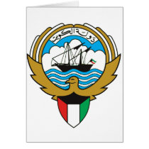 Kuwait coat of arms cards