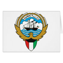 Kuwait coat of arms cards