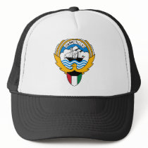 kuwait coat of arms mesh hat