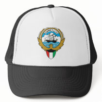 Kuwait coat of arms mesh hat