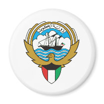 Kuwait coat of arms magnets
