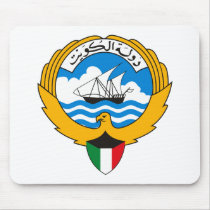 Kuwait Coat of Arms Mousepad
