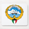 Kuwait Coat of Arms Mousepad
